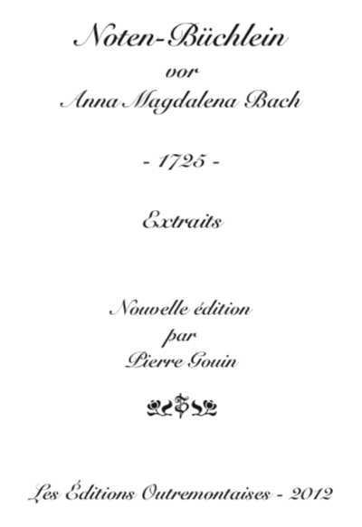 Anna Magdalena Bach - 21 peças para piano
